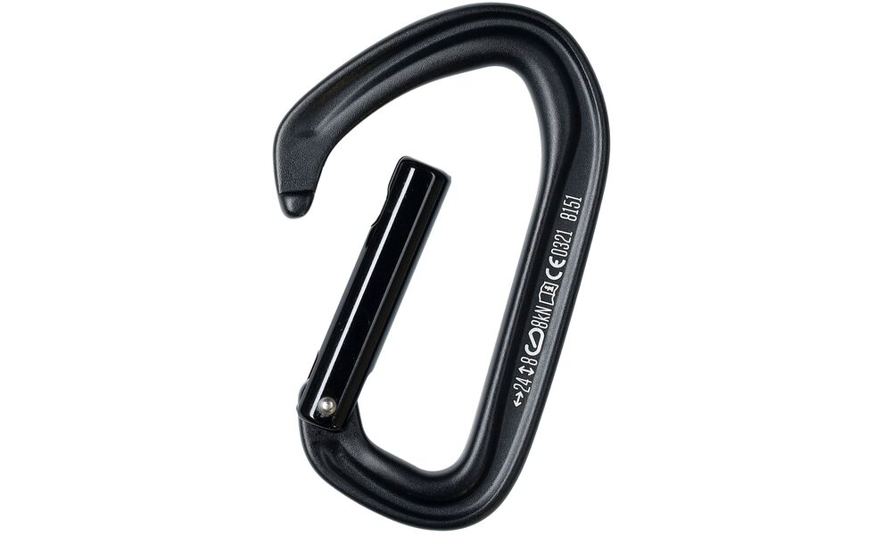 Карабін Black Diamond HotForge Straight, Колір виробника: Black, зображення 3