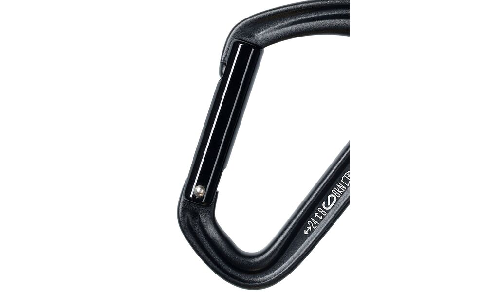 Карабін Black Diamond HotForge Straight, Колір виробника: Black, зображення 4