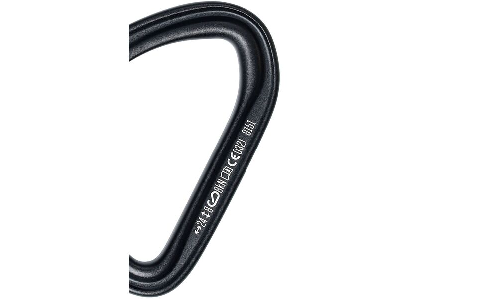 Карабін Black Diamond HotForge Straight, Колір виробника: Black, зображення 5