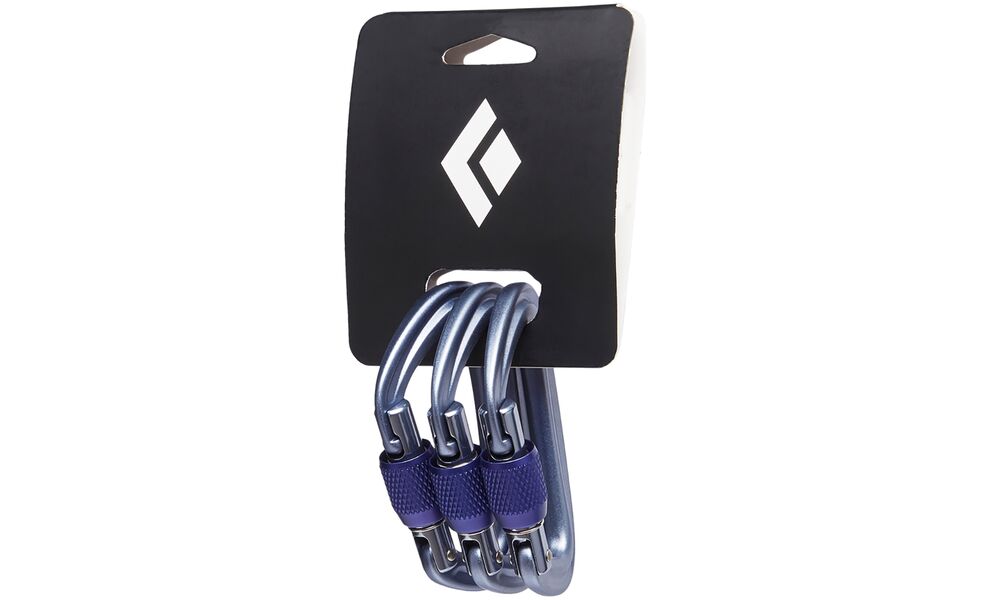 Набір карабінів Black Diamond LiteForge Screwgate 3 Pack, 3 шт, зображення 3