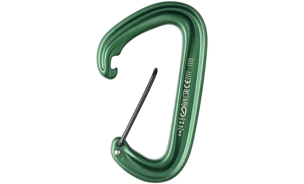 Карабін Black Diamond LiteWire (Green), Колір виробника: Green, зображення 4