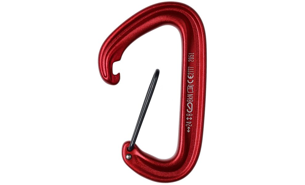 Карабін Black Diamond LiteWire (Red), Колір виробника: Red, зображення 3