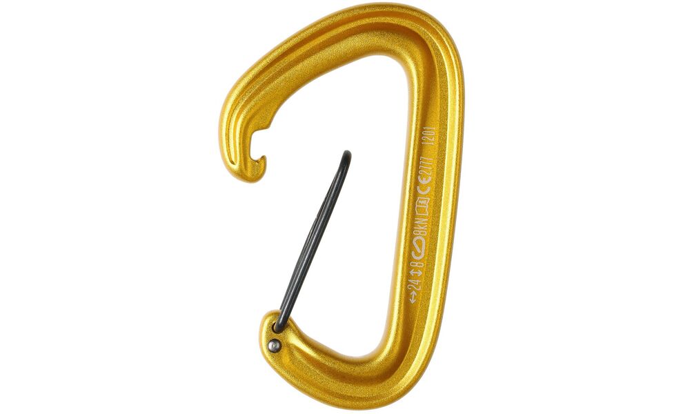 Карабін Black Diamond LiteWire (Yellow), Колір виробника: Yellow, зображення 3