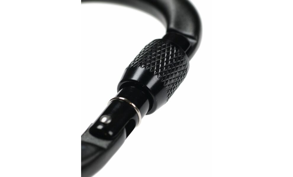 Карабін Black Diamond PearLock Screwgate (Black), Колір виробника: Black, зображення 5