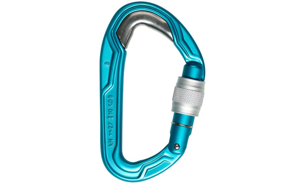 Карабін Edelrid Bulletproof Screw (Icemint), Колір виробника: Icemint, зображення 2
