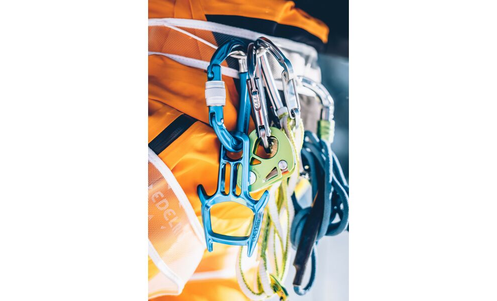 Карабін Edelrid Bulletproof Screw (Icemint), Колір виробника: Icemint, зображення 9