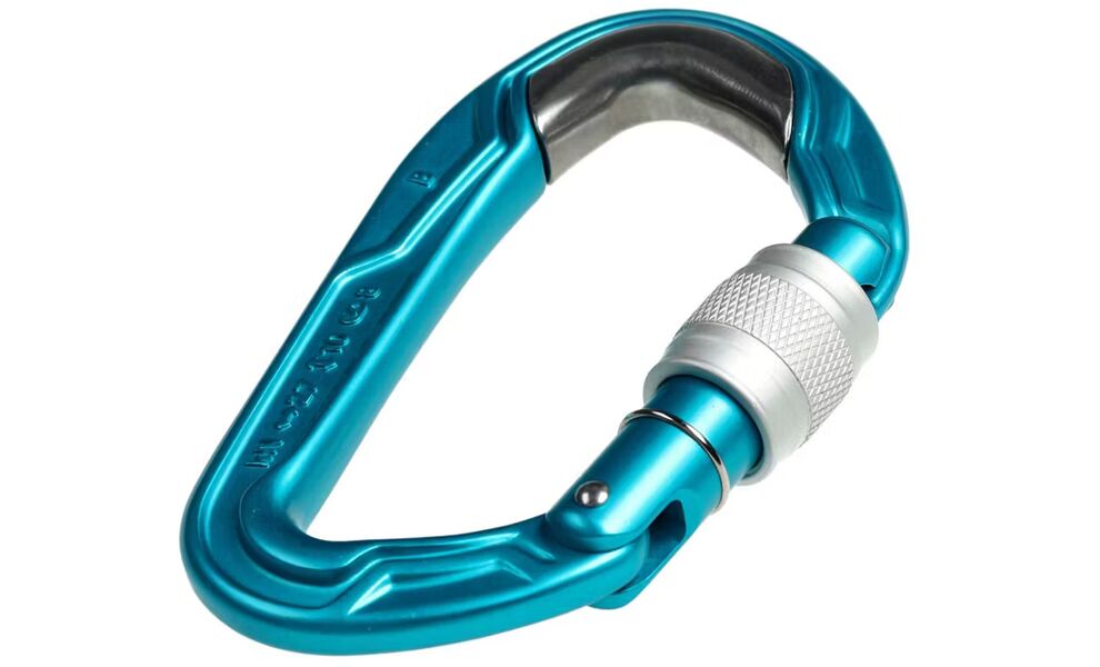 Карабін Edelrid Bulletproof Screw (Icemint), Колір виробника: Icemint, зображення 7