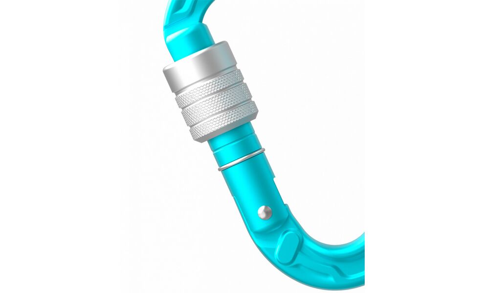 Карабін Edelrid HMS Strike Screw II (Icemint), Колір виробника: Icemint, зображення 3