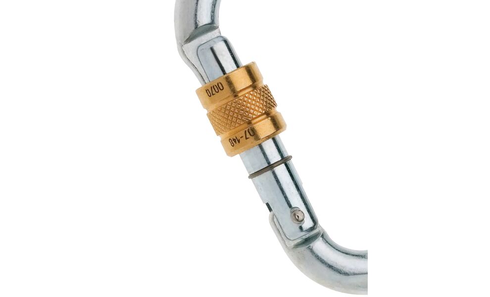 Карабін Edelrid Steel HMS Screw, Колір виробника: Silver, зображення 2