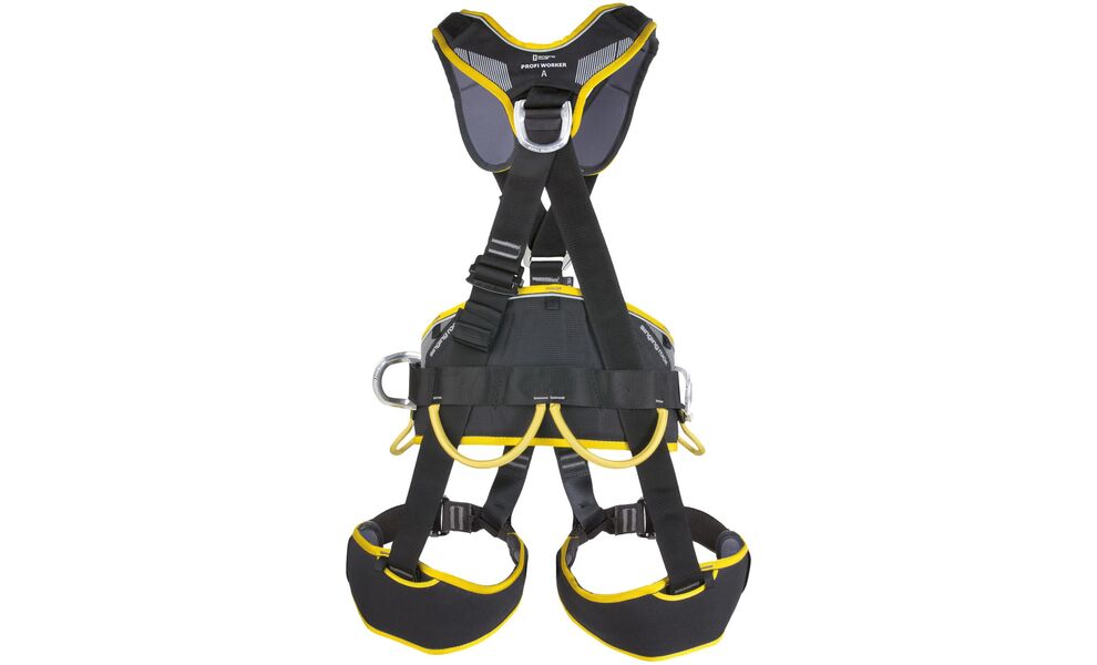 Повна обв'язка Singing Rock Profi Worker 3D Speed (Black/Yellow), Колір виробника: Black/Yellow, Тип розміру: S, зображення 2