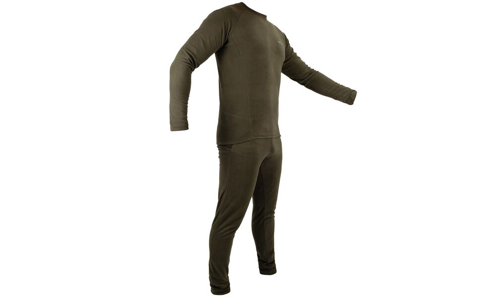 Комплект чоловічої термобілизни Tribe Microfleece (Olive), Колір виробника: Olive, Розмір виробника: S, зображення 3