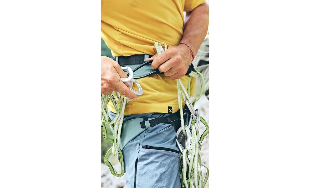 Страхувальна система Edelrid Sendero II, Колір виробника: Mineral Blue, Тип розміру: L, зображення 8