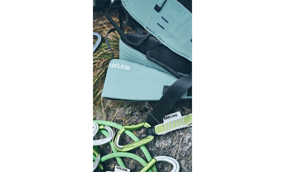 Страхувальна система Edelrid Sendero II, Колір виробника: Mineral Blue, Тип розміру: S, зображення 10