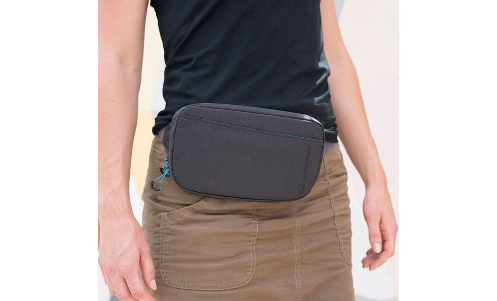 Гаманець на пояс Lifeventure Travel Belt Pouch RFID (Black), зображення 6