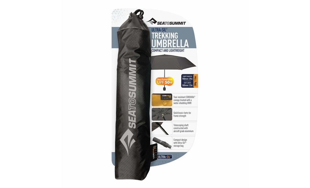 Парасоля Sea to Summit Ultra-Sil Trekking Umbrella (Black), зображення 2