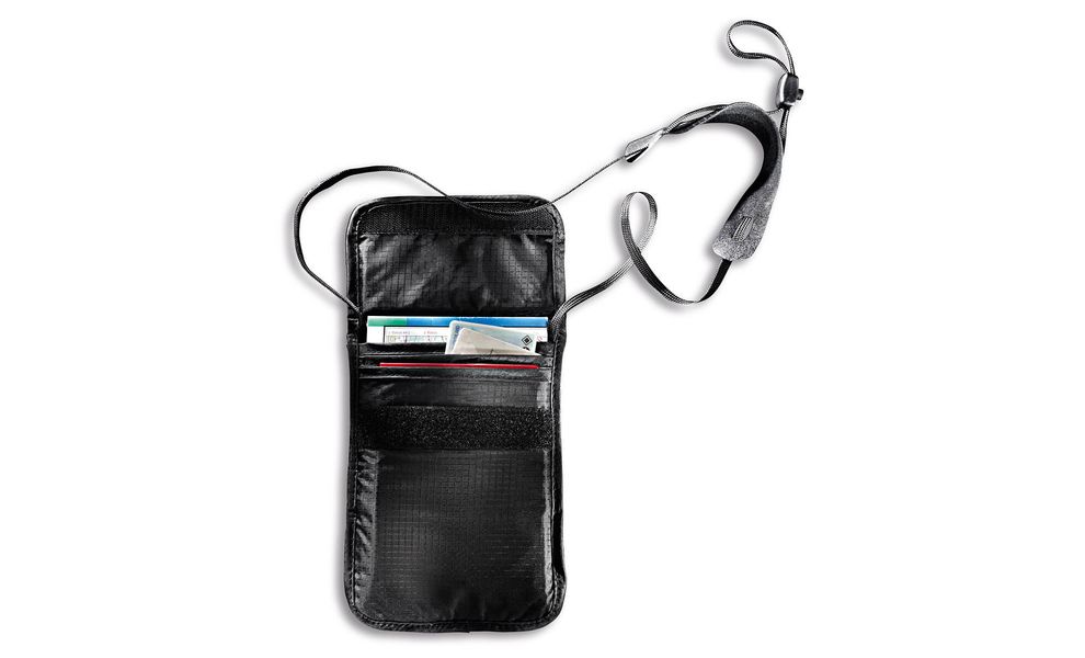 Гаманець на шию Tatonka Skin Folder Neck Pouch (Black), Колір виробника: Black, зображення 3