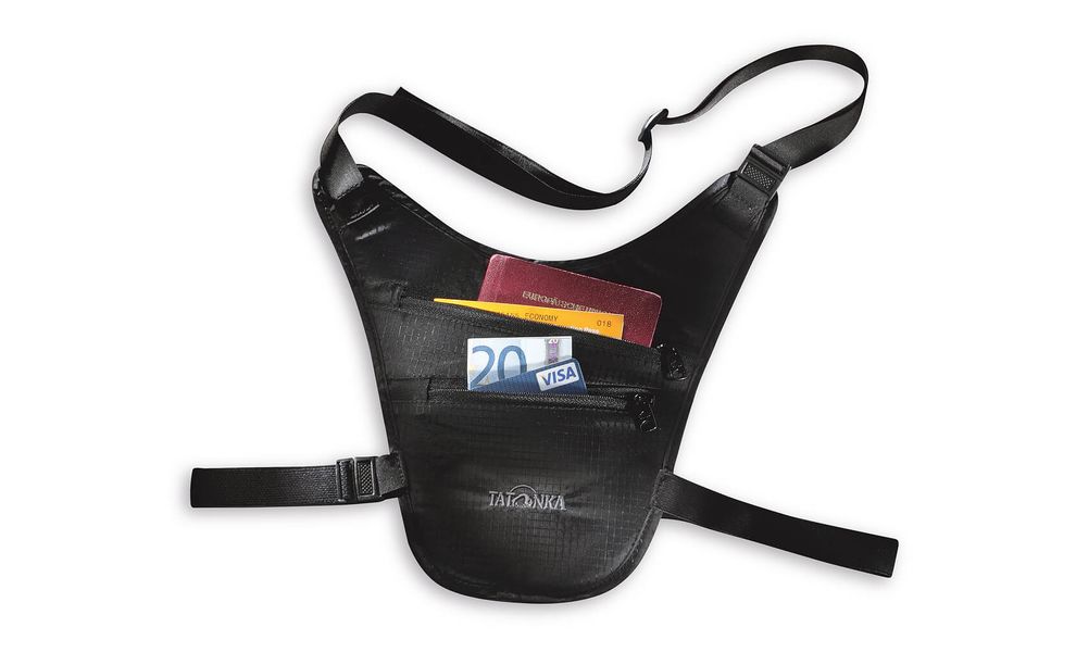 Гаманець натільний Tatonka Skin Chest Holster (Black), Колір виробника: Black, зображення 3