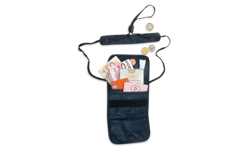 Гаманець на шию Tatonka Skin Folder Neck Pouch (Black), Колір виробника: Black, зображення 4