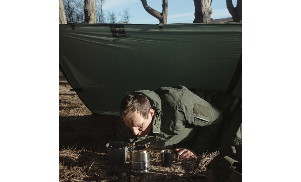 Туристичний тент Highlander Basha (Olive), 250x170 см, Розмір: 250x170, Колір виробника: Olive, зображення 13