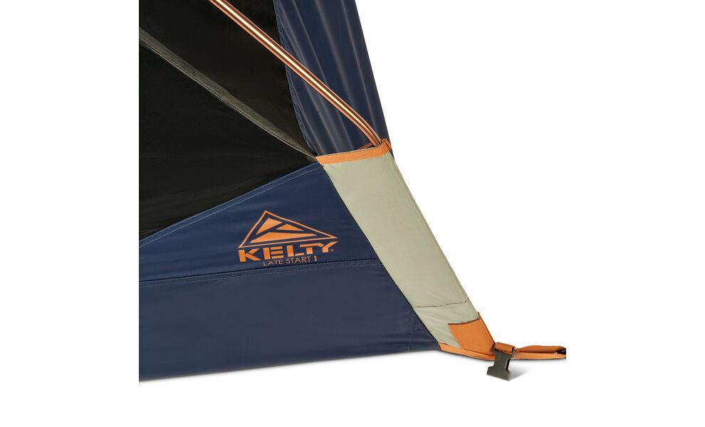 1-місний намет Kelty Late Start 1: двошаровий, Кількість місць: 1, Колір: Grey-Navy, зображення 7
