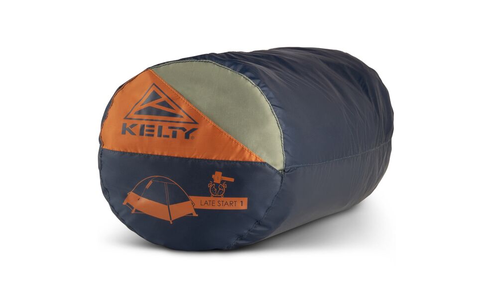 1-місний намет Kelty Late Start 1: двошаровий, Кількість місць: 1, Колір: Grey-Navy, зображення 8