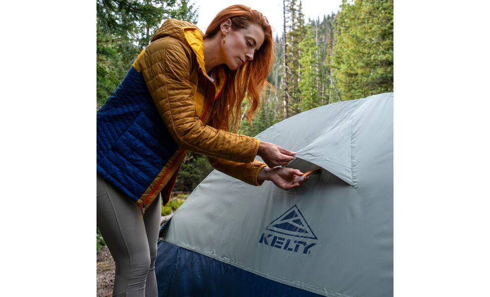 2-місний намет Kelty Late Start 2: двошаровий, Кількість місць: 2, Колір: Grey-Navy, зображення 11