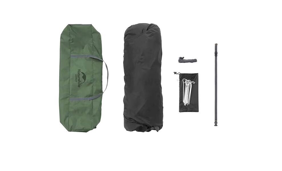 4-місний автоматичний намет Naturehike NH21ZP008 Pop Up 4: двошаровий, Кількість місць: 4, Колір: Green, зображення 9