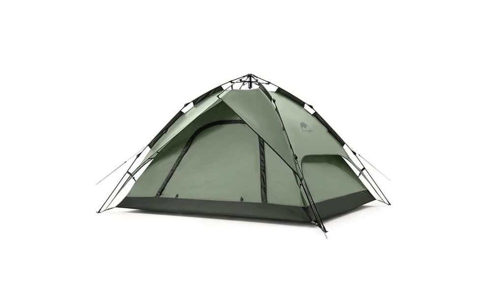 4-місний автоматичний намет Naturehike NH21ZP008 Pop Up 4: двошаровий, Кількість місць: 4, Колір: Green, зображення 3
