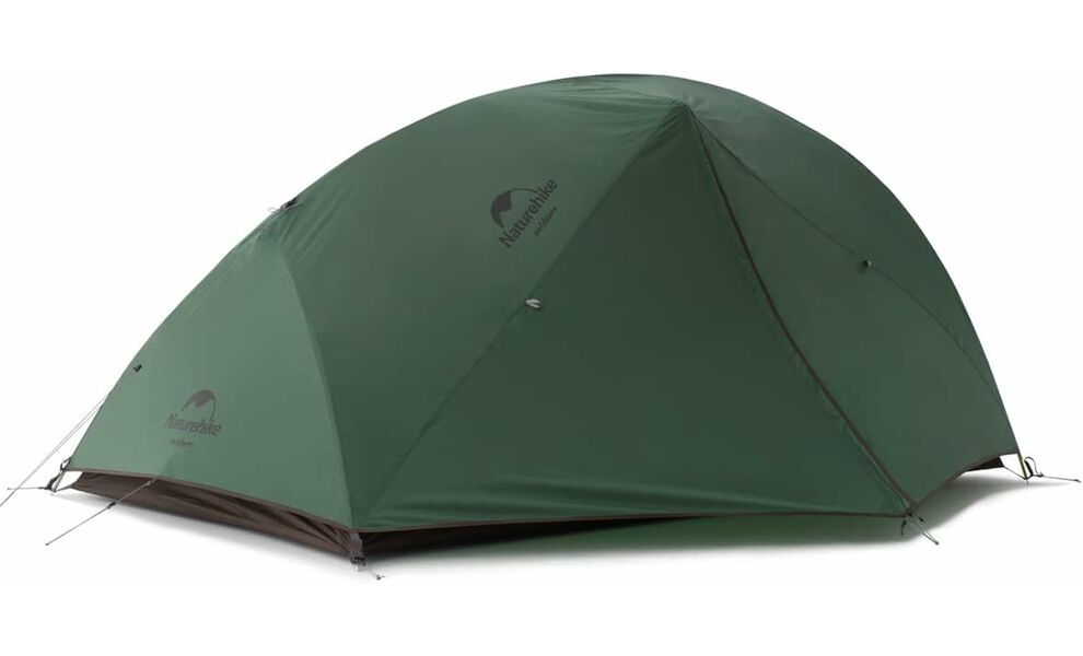 2-місний ультралегкий намет Naturehike NH17T012-T Star-River 2 - 210T: двошаровий, Кількість місць: 2, Колір: Green, зображення 4