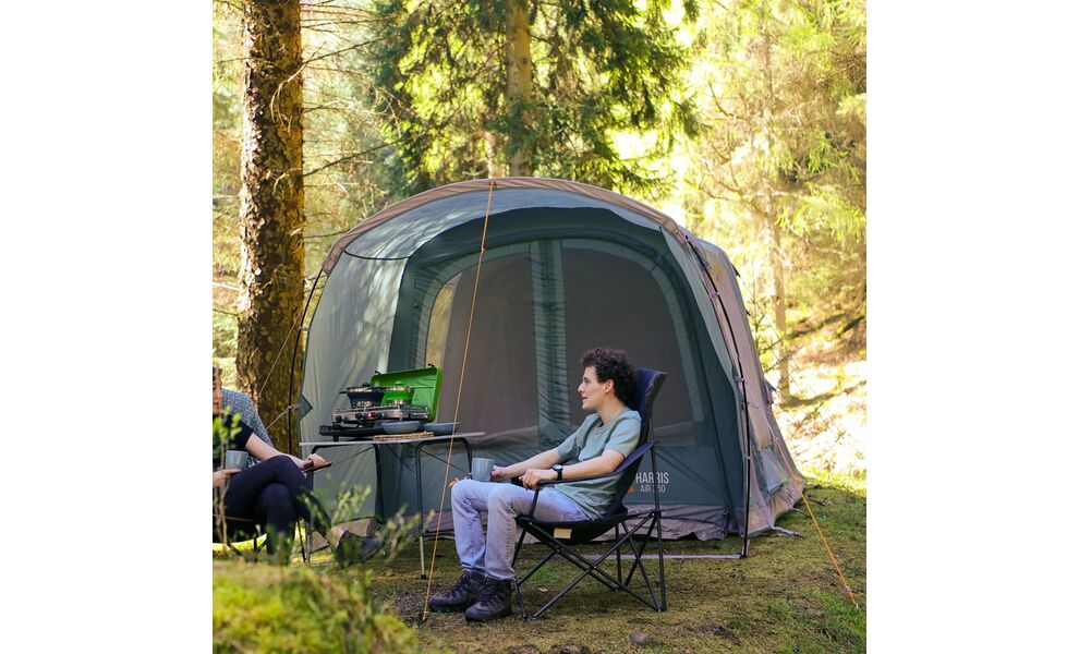 3-місний кемпінговий надувний намет Vango Harris Air 350, Кількість місць: 3, Колір: Mineral Green, зображення 8