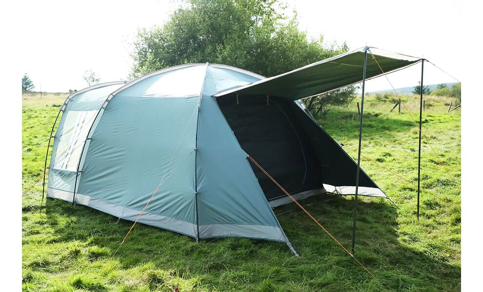 4-місний кемпінговий намет Vango Mokala 450, Кількість місць: 4, Колір: Mineral Green, зображення 4