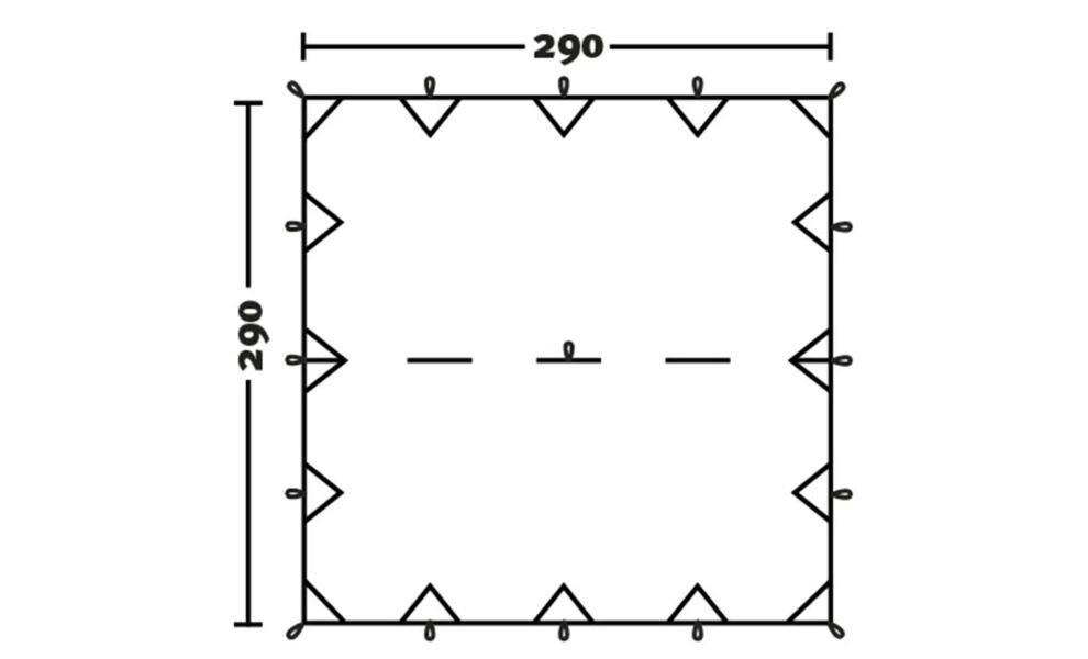 Камуфляжний тент Wechsel Tarp Elements TL, 290x290 см, Розмір: 290x290, Колір виробника: Camo, зображення 2