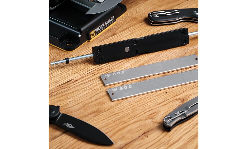 Набір змінних пластин Work Sharp Fine Diamond (600/800) для точильної системи Precision Adjust, 2 шт., зображення 6