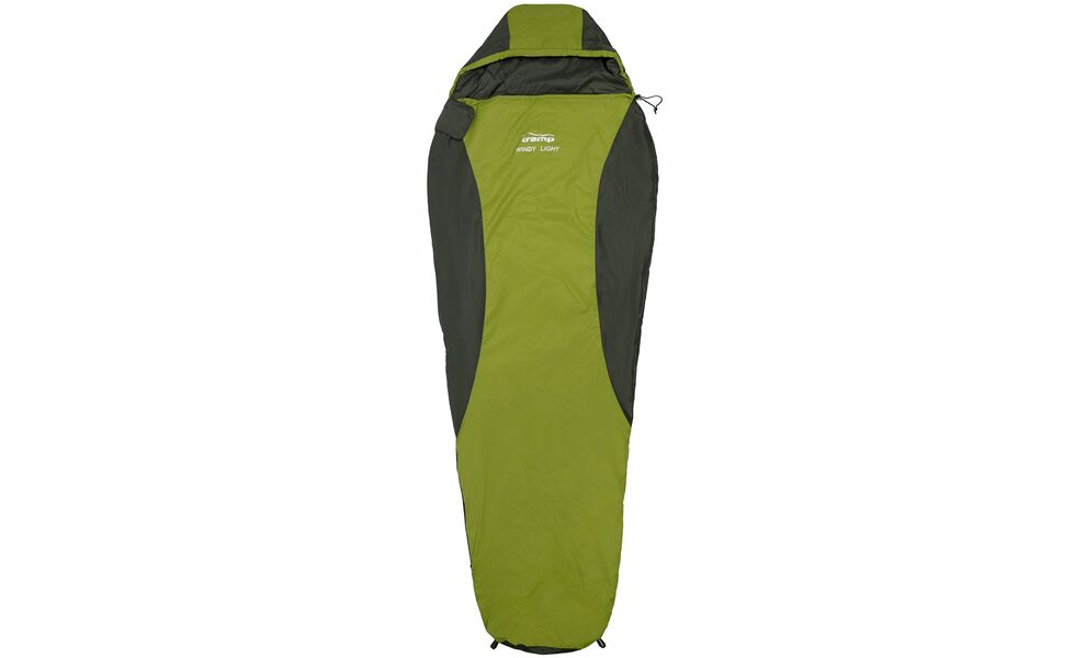 Демісезонний туристичний спальник Tramp Windy Light (Olive) до 5°C: з капюшоном, Максимальний зріст користувача: 195, Колір: Olive, Сторона застібки: права, зображення 2