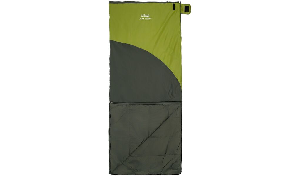 Літній кемпінговий спальник-ковдра Tramp Airy Light (Olive) до 10°C, Максимальний зріст користувача: 185, Колір: Olive, Сторона застібки: ліва, зображення 6