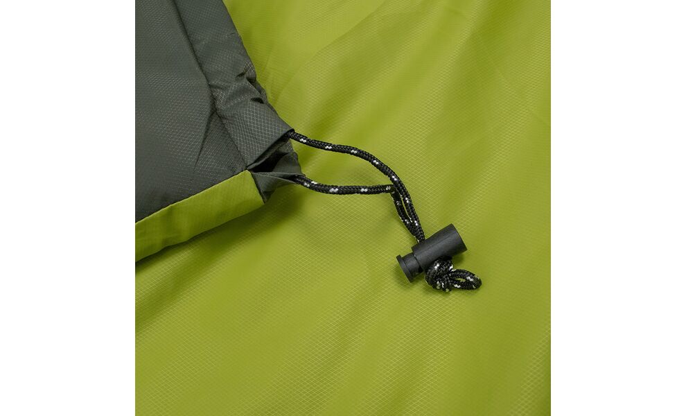 Літній кемпінговий спальник-ковдра Tramp Airy Light (Olive) до 10°C, Максимальний зріст користувача: 185, Колір: Olive, Сторона застібки: права, зображення 8