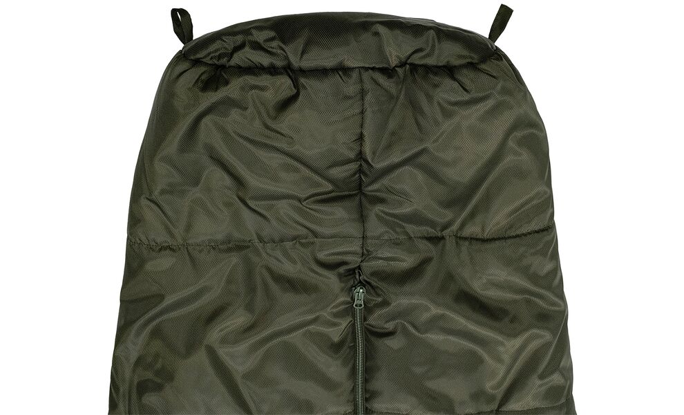 Зимовий туристичний спальник Tribe Yukon 300 T-loft до -15°C: з капюшоном, Максимальний зріст користувача: 200, Колір: Olive, Сторона застібки: центр, зображення 5