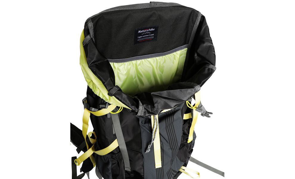 Рюкзак Naturehike NH16Y020-Q Trekking 55 (Black), Об'єм: 55+5, Колір виробника: Black, зображення 14