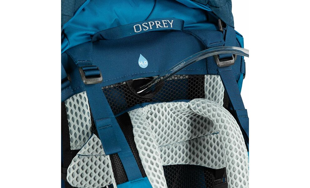Рюкзак Osprey Atmos AG LT 50 - S/M (Night Shift/Scoria Blue), Об'єм: 50, Колір виробника: Night Shift/Scoria Blue, Тип розміру спинки: S/M, зображення 17