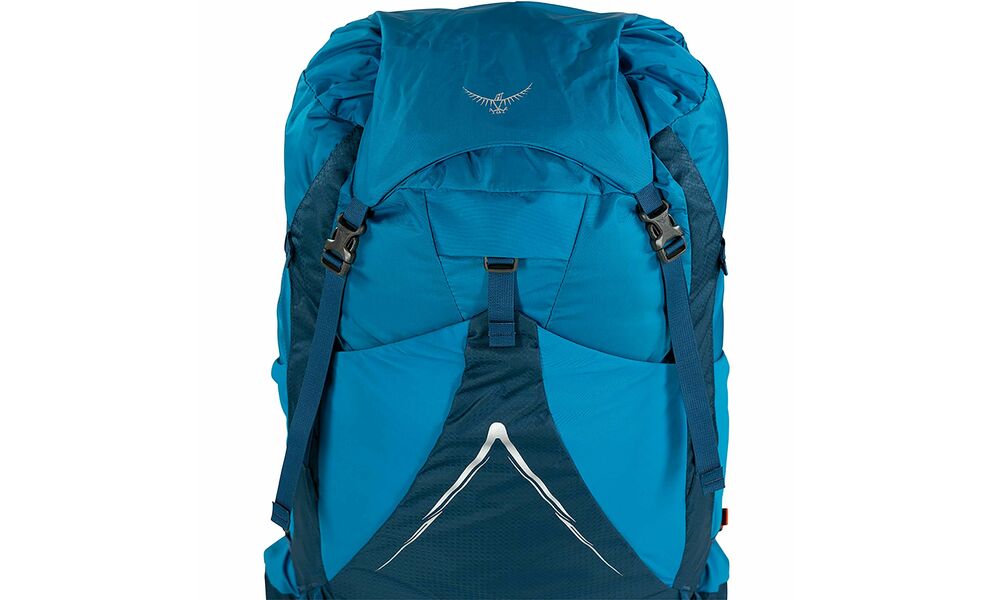 Рюкзак Osprey Atmos AG LT 50 - L/XL (Night Shift/Scoria Blue), Об'єм: 53, Колір виробника: Night Shift/Scoria Blue, Тип розміру спинки: L/XL, зображення 21