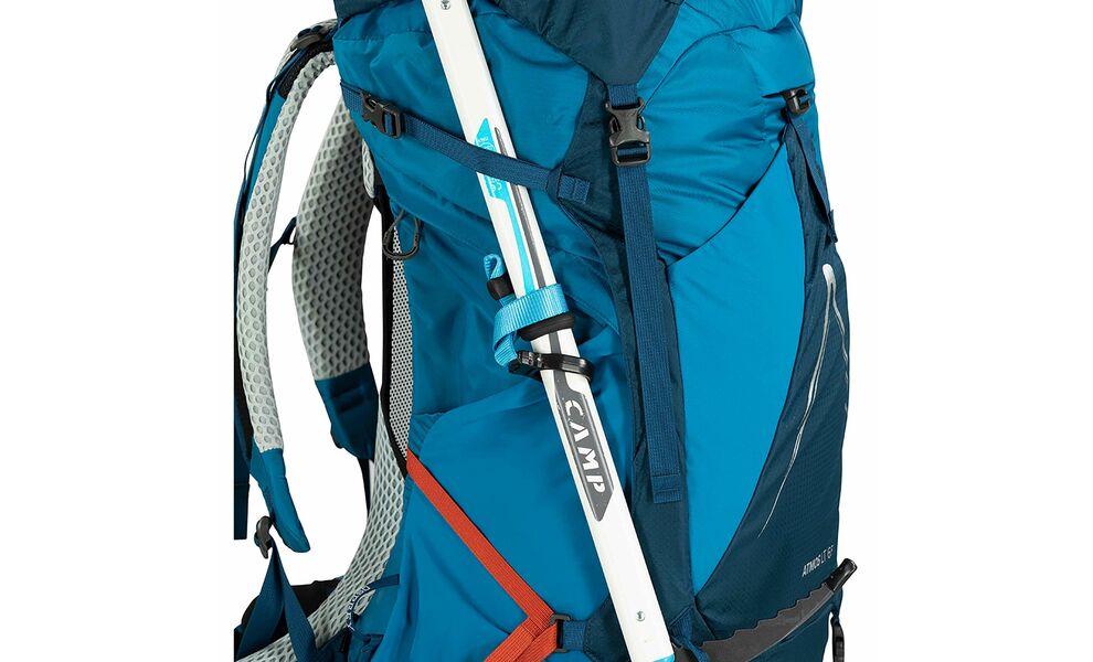 Рюкзак Osprey Atmos AG LT 50 - L/XL (Night Shift/Scoria Blue), Об'єм: 53, Колір виробника: Night Shift/Scoria Blue, Тип розміру спинки: L/XL, зображення 23