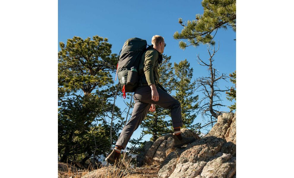 Рюкзак Sierra Designs Flex Capacitor 40-60 - S/M (Peat), Об'єм: 40-60, Колір виробника: Peat, Тип розміру спинки: S/M, Тип розміру поясу: S/M, зображення 19