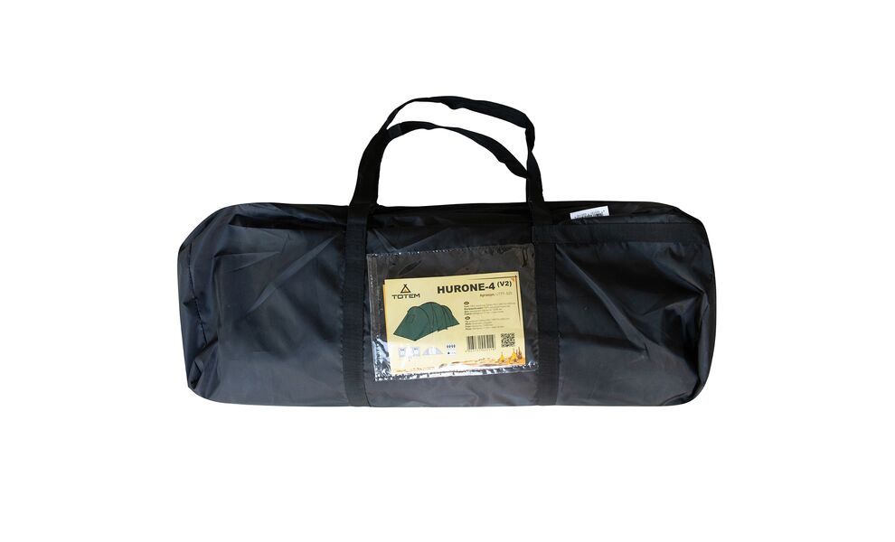 4-місний кемпінговий намет Totem Hurone 4 V2: на 2 спальні, Кількість місць: 4, Колір: Green, зображення 19