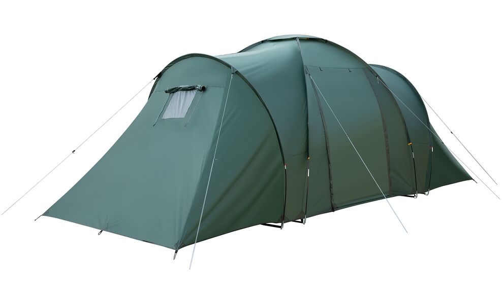 4-місний кемпінговий намет Totem Hurone 4 V2: на 2 спальні, Кількість місць: 4, Колір: Green, зображення 4