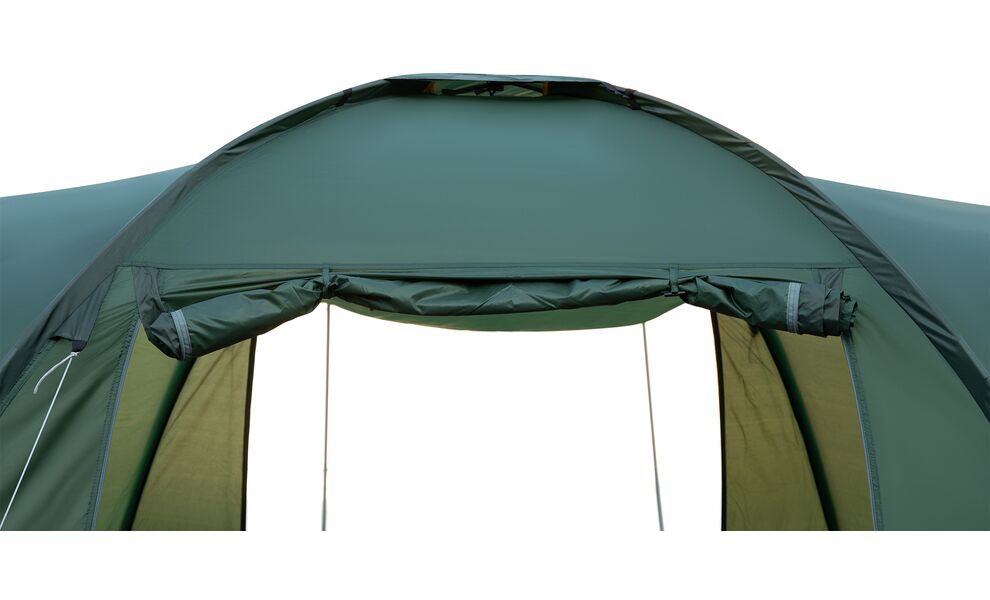6-місний кемпінговий намет Totem Hurone 6 V2: на 2 спальні, Кількість місць: 6, Колір: Green, зображення 14