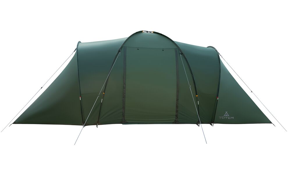6-місний кемпінговий намет Totem Hurone 6 V2: на 2 спальні, Кількість місць: 6, Колір: Green, зображення 5