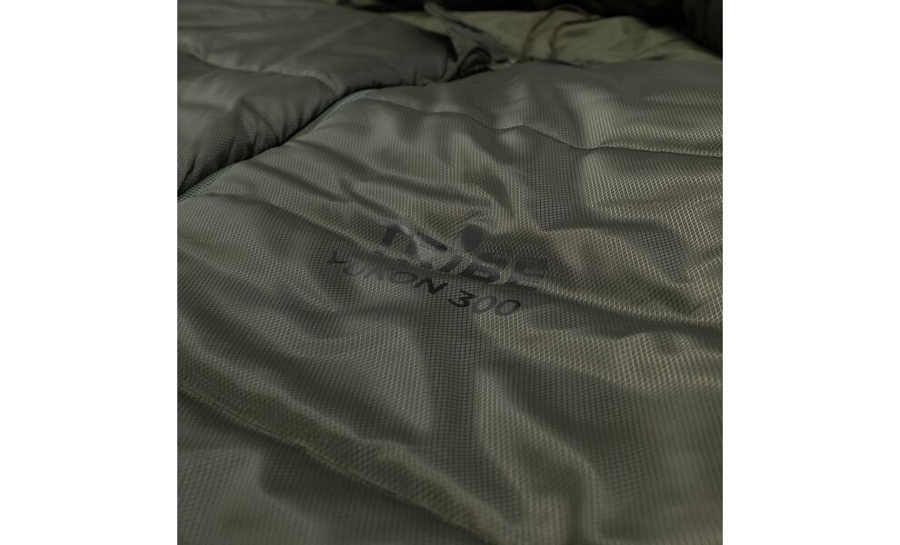 Зимовий туристичний спальник Tribe Yukon 300 T-loft до -15°C: з капюшоном, Максимальний зріст користувача: 200, Колір: Olive, Сторона застібки: центр, зображення 8