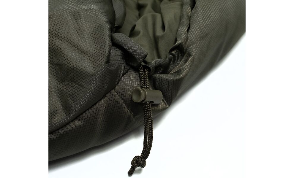 Зимовий туристичний спальник Tribe Yukon 300 T-loft до -15°C: з капюшоном, Максимальний зріст користувача: 200, Колір: Olive, Сторона застібки: центр, зображення 9