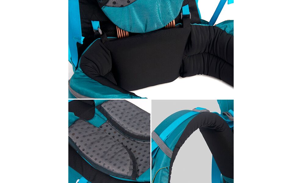 Рюкзак Naturehike NH16Y020-Q Trekking 55 (Black), Об'єм: 55+5, Колір виробника: Black, зображення 18