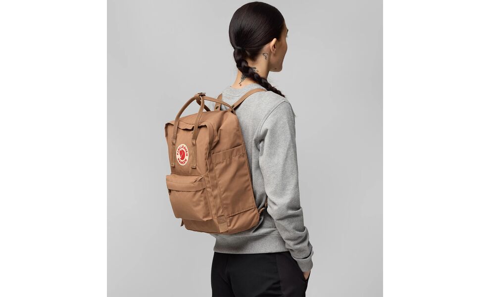 Рюкзак Fjallraven Kanken (631-241/Foliage Green-Peach Sand), 16 л, Об'єм: 16, Колір виробника: 631-241/Foliage Green-Peach Sand, зображення 4